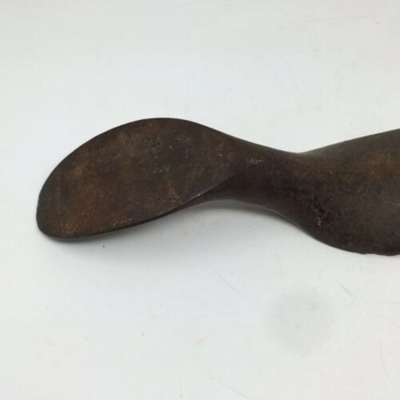 Antique Vintage Cast Iron Cobbler‎ Shoe Form Mold Shoemaker Tool Metal Foot - Picture 3 of 12